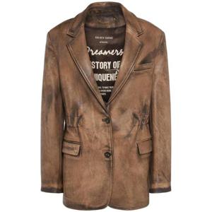 Golden Goose Journey 엘라스틱 가죽 재킷 82I-ZBM018