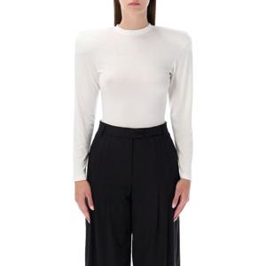 마그다부트림 크루넥 슬림 바디수트 289925 CREAM