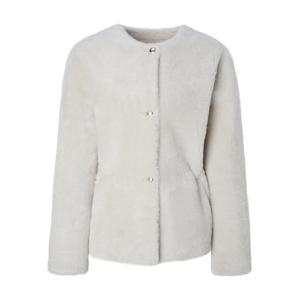 질스튜어트 뉴욕 여성 25FW PREMIUM 천연 양모피 퓨어 그레이쉬 아이보리 FUR 자켓 점퍼 JSJU5D530IV