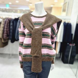 [KL]스트라이프 니트 KKSEPL2001_DG