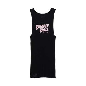 크롬하츠 데들리 돌 그래픽 탱크 탑 CHRM0256