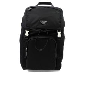 프라다 리나일론 앤 사피아노 백팩 2VZ1352DMGF0002 V HOL Black