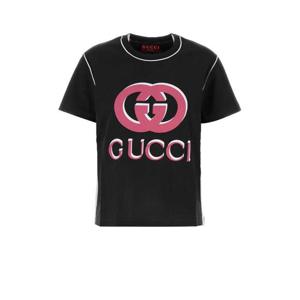 구찌 반팔 티셔츠 787299XJGS8 1082 BLACK