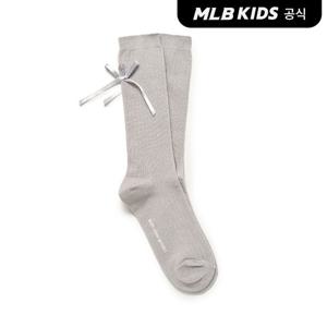 [MLB키즈 공식]26N 베이직 골지 리본 니삭스 NY (L.Grey)7FSOB086N-50GRL