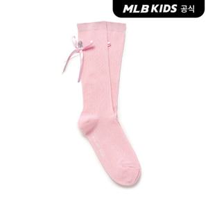 [MLB키즈 공식]26N 베이직 골지 리본 니삭스 NY (L.Pink)7FSOB086N-50PKL