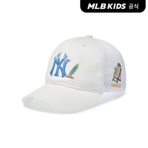 [MLB키즈 공식]26SS 라이크 썸머 에이스 메쉬캡 NY (Ivory) 7ACPB0263-50IVS