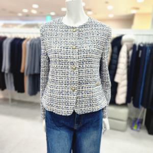 [KL]프레티 트위드 자켓 KGWJKQB900_DG