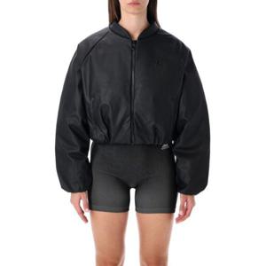 아디다스 인조 가죽 봄버 합성 다운 자켓 JX5332 Black