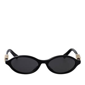 디올 블랙 프레임 오벌 렌즈 선글라스 CD40231I 01A 51