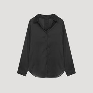 [시스티나]실키 오픈 카라 셔츠 AWWSTP31060