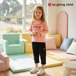 [래핑차일드] 하트 스팽글 티셔츠_PK (8421933174)