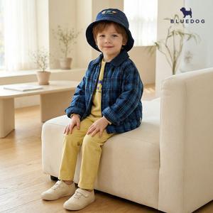 [블루독] 체크 패딩 셔켓_BL (2417511301)