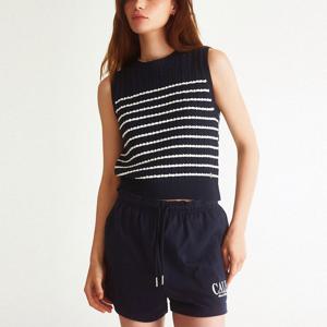 [후아유]써머 슬리브리스 스웨터 (WHKVD2631F-T)