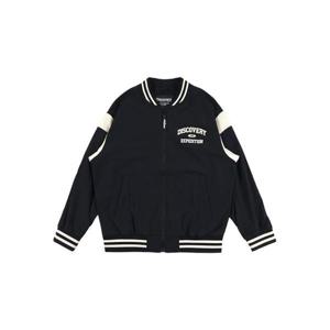 디스커버리 키즈 바시티 배색 바람막이 자켓  DKWJ12041-BKS