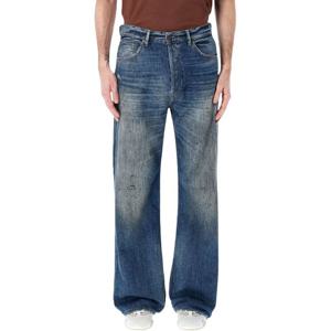 아크네스튜디오 핸드 페인트 마크 와이드 진 B00458L34 863