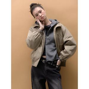 (356138CC4J) [에잇세컨즈] 중경량 패딩 블루종  올리브 그린