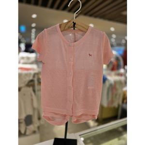 [블루독베이비] 26 SS(피치)쿠키슈뱀부반팔내의(4637005404)신생아 출산 백일 돌  조카 여름 선물 유아 아