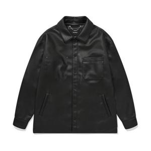 커버낫 COVERNAT 비건 레더 셔츠 블랙 CO2303JK09BK 344097