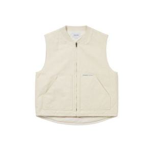 디스이즈네버댓 THISISNEVERTHAT Washed Duck Vest Ivory TN253WOWVL01IVR 350734