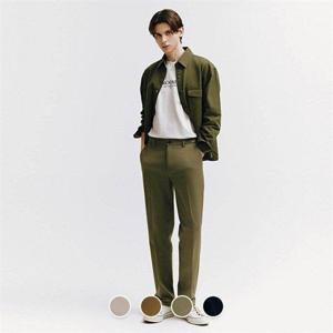 지오다노 남성 스판 히든밴딩 테이퍼드핏 치노 팬츠 114923 353183