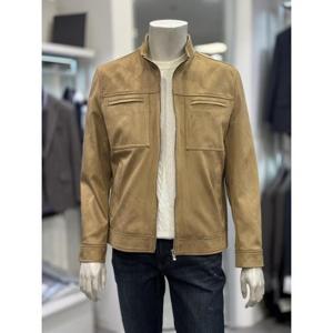 basso 세이브존01 비건 레더 스웨이드 포켓 카라 블루종 점퍼 (2컬러) BS-A5UA-22A