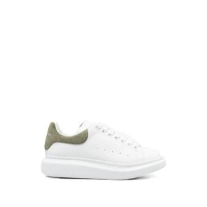 26SS 알렉산더 맥퀸 오버사이즈 스니커즈 IN 화이트 올리브 그린 553680W1AJV9225 TP571626874