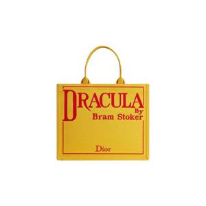 디올 북 토트 라지 백 옐로우 레드 1BTSH295JAA-H20E