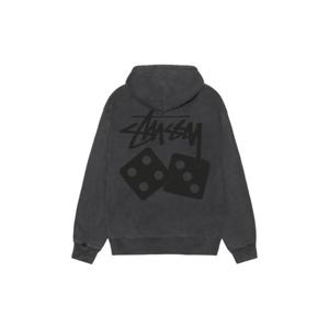 스투시 다이스 피그먼트 다이드 후드 블랙 1925077T