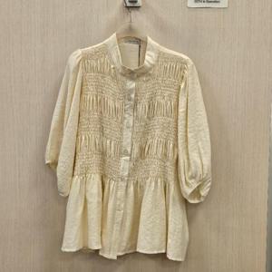 미센스 HC42 5부 블라우스,앞판 셔링, MB59BLM310Z