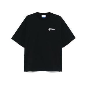 오프화이트 반팔 티셔츠 44MAA120C9J00D1 001 Black
