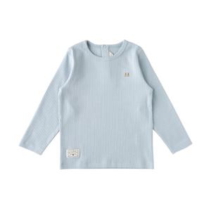 M밍크뮤D 26SS (BL)리틀뮤골지티셔츠 어린이집 등원룩 (3611433004)