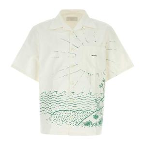 프라다 포플린 반팔 셔츠 UCS414SUMO184H F0089