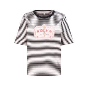 헤지스여성 (HSTS6BC25) 루즈핏 그래픽 반팔 티셔츠