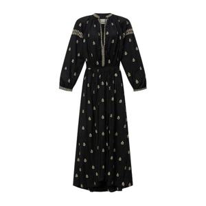 이자벨마랑 플로럴 브이넥 맥시 원피스 RO1027FA D1J12I 01BK