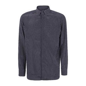 톰포드 크레이프 드 신 폴카 도트 실크 셔츠 HRVF01S0285 NWA