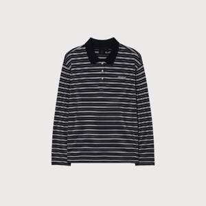 커버낫긴팔티 JQS CO2503LT72-NA 우먼 스트라이프 카라 럭비티 Navy