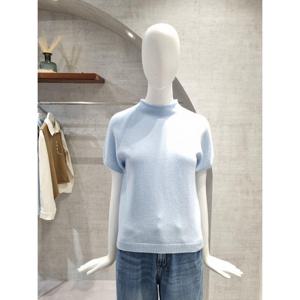 페이지플린  (F6AKN403B) 반목 홀가먼트 파스텔 반팔 니트