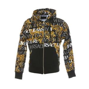 26 SS 베르사체 진스 꾸뛰르 갈랜드 프린트 집업 후디 자켓 73GAI3Z0FS041