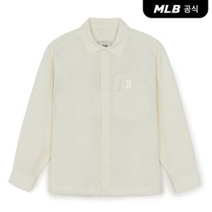 [MLB공식] 26SS 공용 고프코어 경량 코튼터치 긴팔 셔츠 BOS (Cream) 3AWSB0463-43CRS