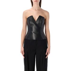 랄프로렌 브이넥 프린세스 심 뷔스티에 탑 290P15606 001