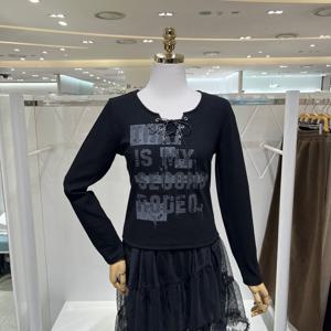 [밸리걸] 레터링 프린트 티셔츠 620670