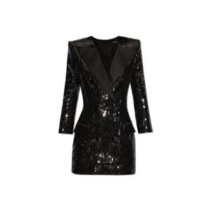 25SS Balmain Sequin 드레스 EF1R9239MG120PA TP572001521