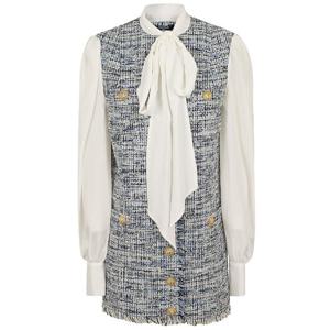 25FW Balmain EF1R9266MG25 EF1R9266MG25SOFBLEUJEANCLAIRBLANC TP572001236