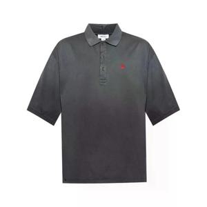 25SS 알렉산더 맥퀸 코튼 폴로 with embroidered 로고 815116QXABX1000 TP572003271