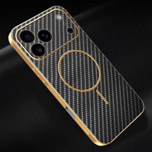 아이폰17 에어 프로 맥스 e 맥세이프 고급 카본 패턴 도금케이스