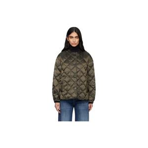 막스마라 패딩 카키 소프트 퀼팅 다운 재킷 261118F061000