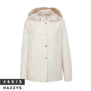 헤지스여성 HSJU6BC21 탈착후드 사파리 하프 홑겹점퍼