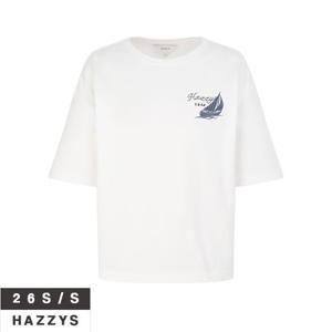 헤지스여성 HSTS6B306 루즈핏 그래픽 반팔 티셔츠