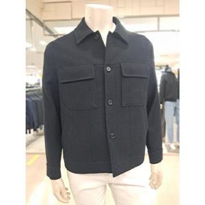 바쏘옴므 세이브존05 네이비반오버핏면혼방블루종점퍼 WSZ1JS11ANY