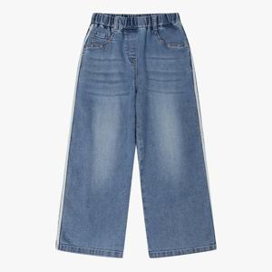 [로엠걸즈(아동)]스터드 레이스 와이드 데님팬츠청바지 RGTJ26S1C